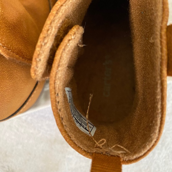 Carter’s Baby Western Style Embroidered Floral Walking Boots - Picture 15 of 16